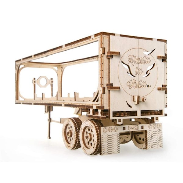 UGEARS Heavy Boy Truck -puinen palapeli - 138 osaa - 14-vuotiaat ja sitä vanhemmat - Kokoamisaika 60-180 min Beige