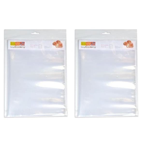 20 guitarkogeblade A4 til chokolade Transparent