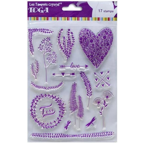 Tampons transparente Vegetal - 14 x 18 cm Transparent