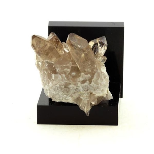 Sten og mineraler. Røgkvarts. 296,55 øre. Alpe d'Huez, Bourg d'Oisans, Frankrig.