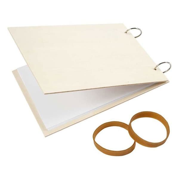 Blompress - CREOTIME - 21 x 14,8 cm - Trä - Brun - Rektangulär brun