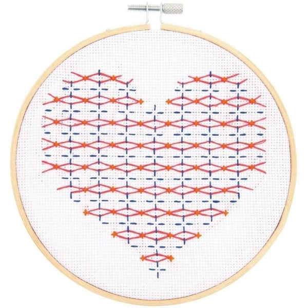 Sashiko Heart broderisæt