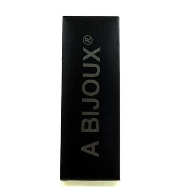 Stylo bille - ABIJOUX - Brut Tsavorite grenat - Noir - Rechargeable - Moyen Röd