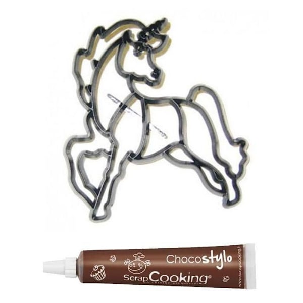 Chokoladepen + Unicorn kageudstikker til at samle