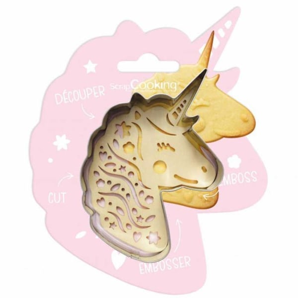 Koristelukuvasto unicorn-kekseille Grå