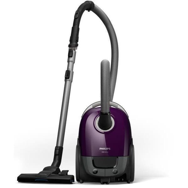Støvsuger med pose - PHILIPS - XD3100/06 - Serie 3000 Performer Compact - 900W - 79db - Lilla Violett