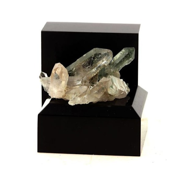 Sten og mineraler. Kvarts + Klorit + Rutil. 75,0 ct. Les Deux Alpes, Oisans, Frankrig.