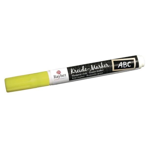 Kridtmarker, spids 2-6 mm, lys gul Gul