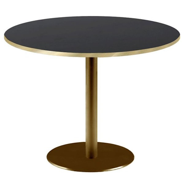 Pyöreä pöytä Ø 120 cm Rooman musta bistro Svart