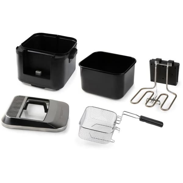 Friteuse - DOMO - DO545FR - 4L - 2000W - Säätötemperature 130-190°C Svart