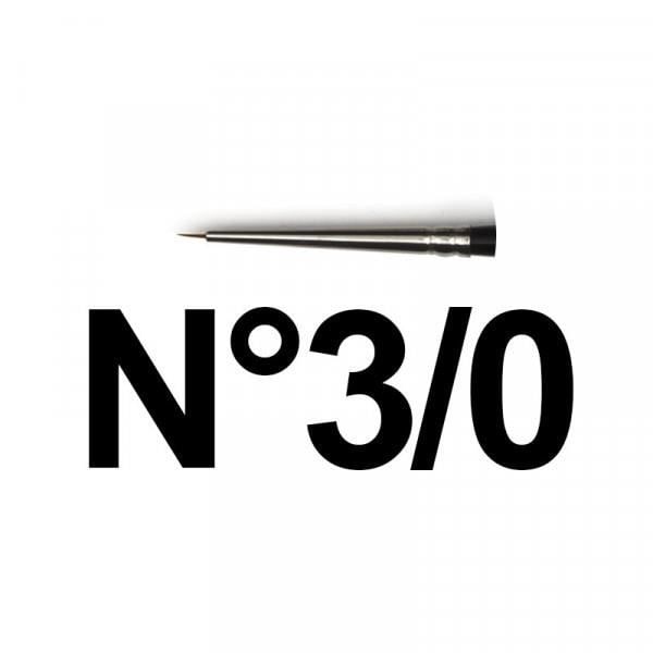 Pinceau - Pyöreä - Vesiväri - Kolinsky S - Sarja 8404 - N°3/0 - Raphaël