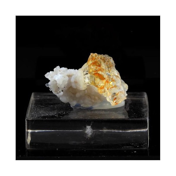 Sten og mineraler. Opal Hyalite (Var: Opal-AN). 124,5 øre. San Luis Potosí, Mexico.
