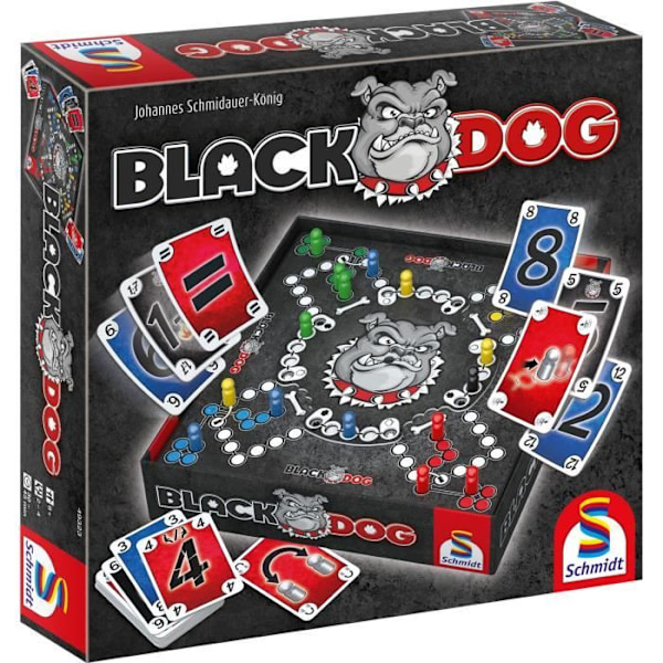 Black DOG® - Brætspil - SCHMIDT SPIELE - Mød den mystiske Black DOG® i dette fængslende strategispil! Flerfärgad