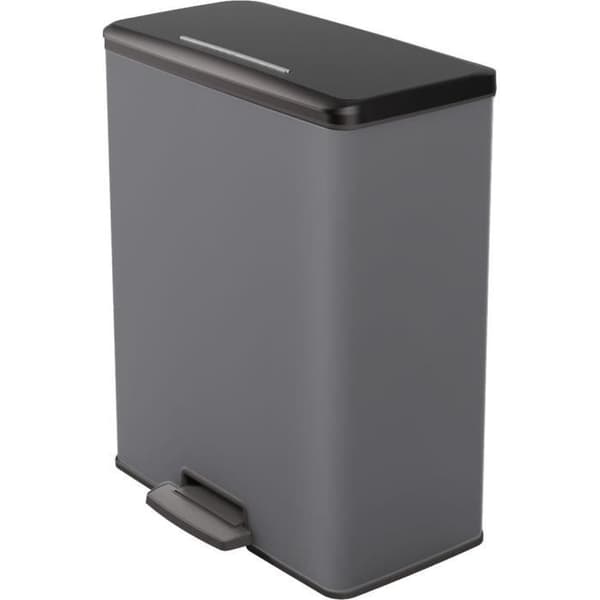 Pedalspand Rectangle - DECO BIN - 65 L - Antracit - Curver antracit