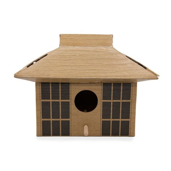 Japansk fågelholk att tillverka - DIY-set kastanj