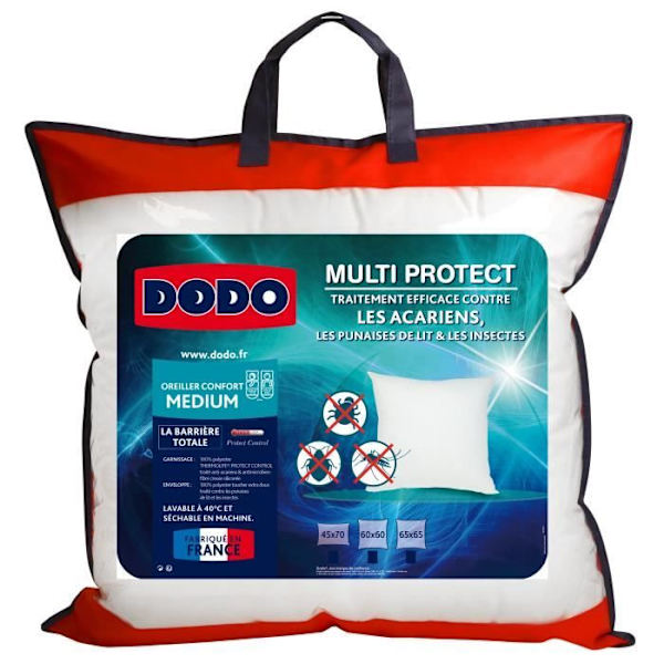 DODO Pude MULTIPROTECT - 65 x 65 cm Vit