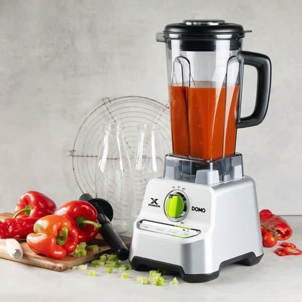 Blender XPOWER - DOMO - DO747BL - 1500 W - 2 L - Grå Grå