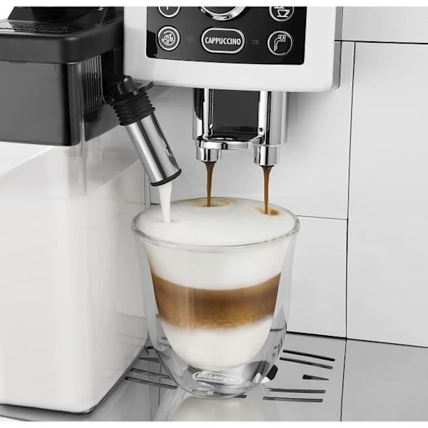 Sæt med 2 capuccinokopper - DELONGHI - Dobbeltvægge - 19 cl