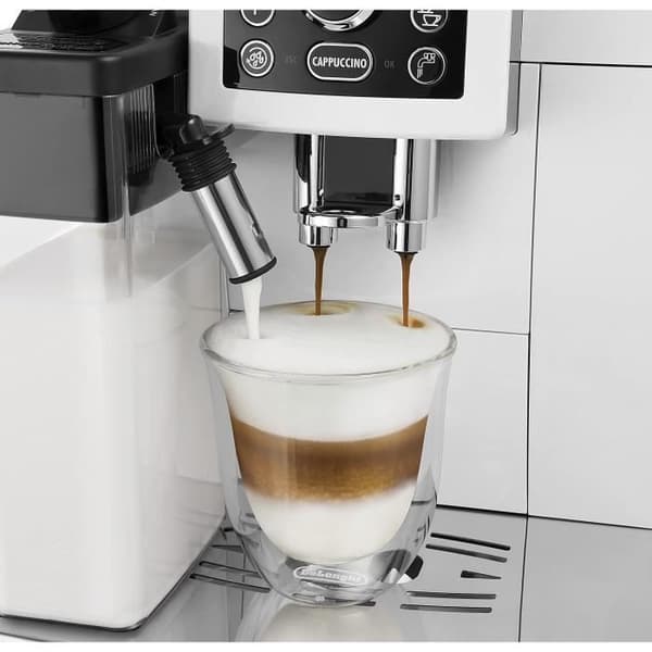 Set med 2 capuccinokoppar - DELONGHI - Dubbla väggar - 19 cl