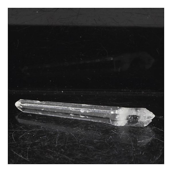 Kvarts biterminerad - Stenar och Mineraler - 3,75 ct - Bröllopsbrunnar - Äkthetscertifikat - Isère