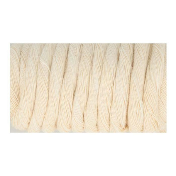 Ecru bomullsrep 4 mm / 35 m beige