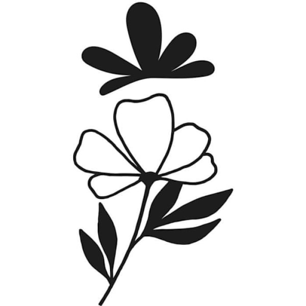 Skæreforme - Dies - Gode vibes - Blomster - Præcis snit - Blomsterdesign - Ideel til kreative hobbyer