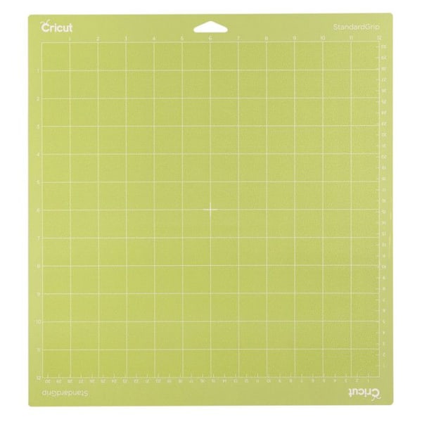 Skæremåtte - Cricut - StandardGrip - 30,5 cm x 30,5 cm - Genanvendelig - Nem at rengøre Grön