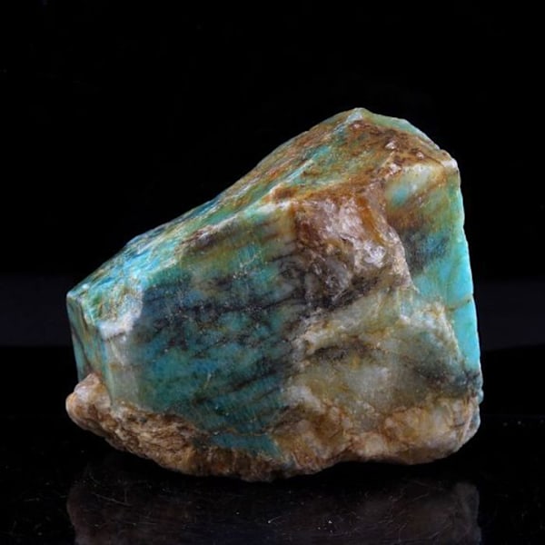 Sten og mineraler. Amazonit. 427,5 øre. Konso, Etiopien.