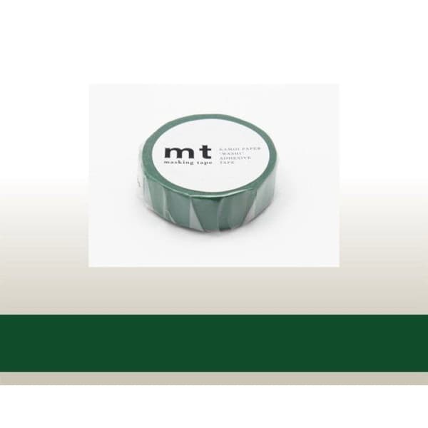 Maskeringstejp - Maskeringstejp MT 1,5 cm Uni grön påfågel Grön