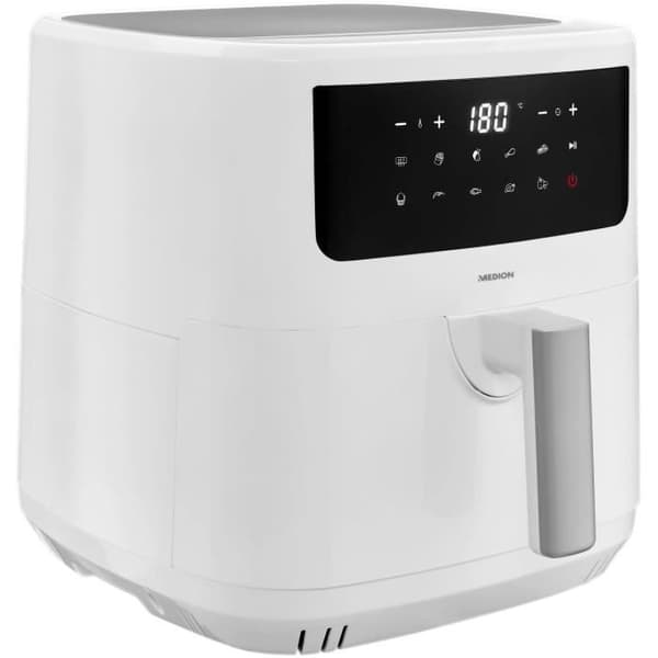 Luftfryer - MEDION - 50073000 - 2150 W - Touchscreen - 9 programmer - Hvid Vit