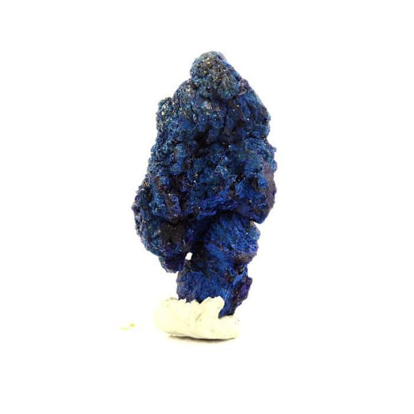 Sten og mineraler. Chessylit (Azurit). 21,5 ct. Chessy-les-Mines, Frankrig.