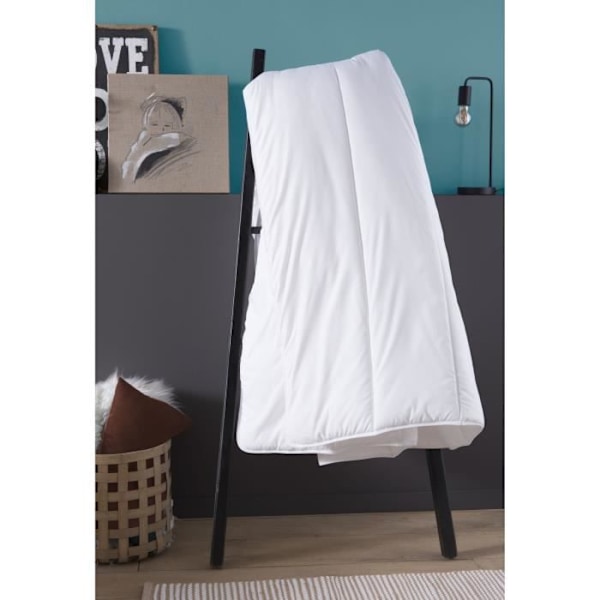 Lantligt varmt täcke - 220 x 240 cm - 400gr/m² - Vit - DODO Vit