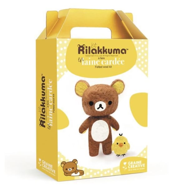 Rilakkuma karstattua villaa DIY-laatikko