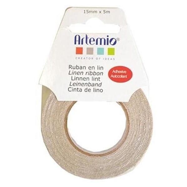 Pellava teippi kastanj