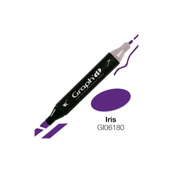 Graph'it 6180 Iris - alkoholimarker Blå