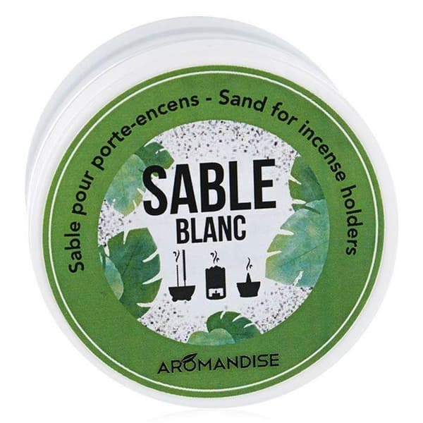 Vit sand för rökelsehållare 200 g Vit