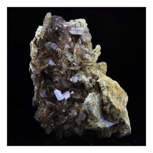 Naturlig axinit ABIJOUX - La Balme d'Auris, Bourg d'Oisans, Isère, Frankrike - 136,5 ct - Brun