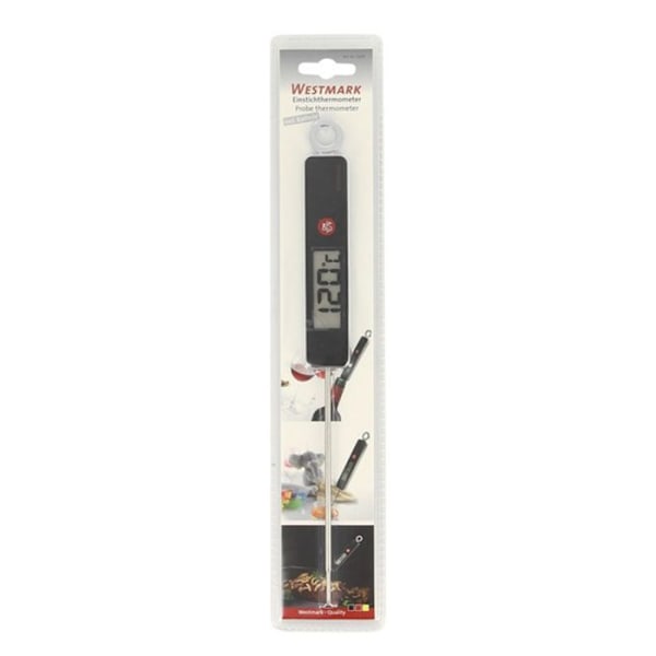 Digital madtermometer - Westmark - Stålsonde - Automatisk slukning - Sort Svart