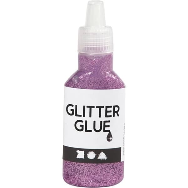 Glitterlim - Enhet - Lila - 25 ml - Precis applikator - Lätt applicering