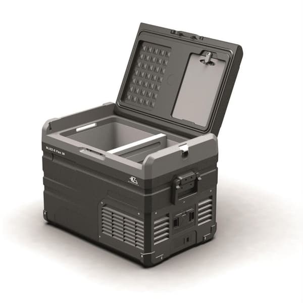 Sähkökylmälaukku - EZA - BLIZZ-E FLEX - 12 volt / 24 volt V - 56L Svart grå