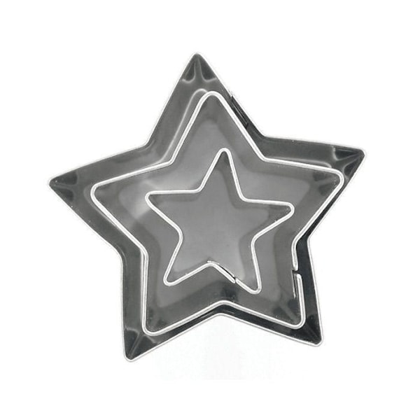 udstikkere metal Stjerne 3 stykker