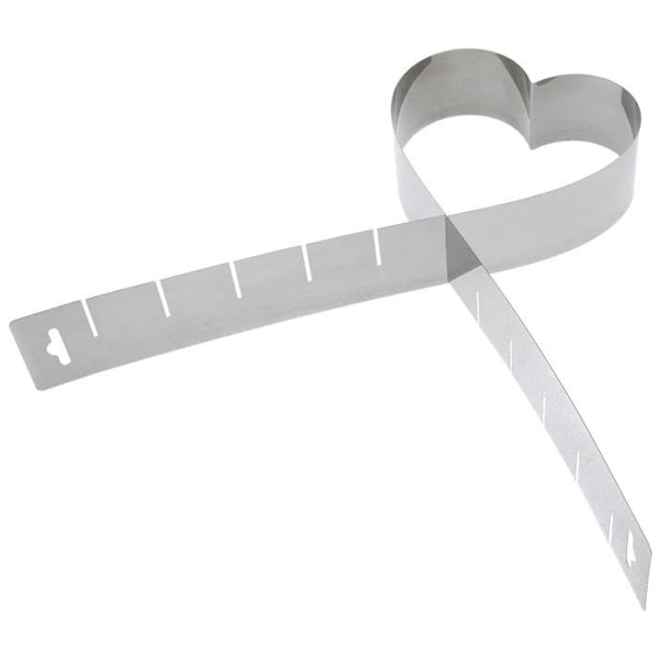 2 expanderbara bakverksramar - hjärta