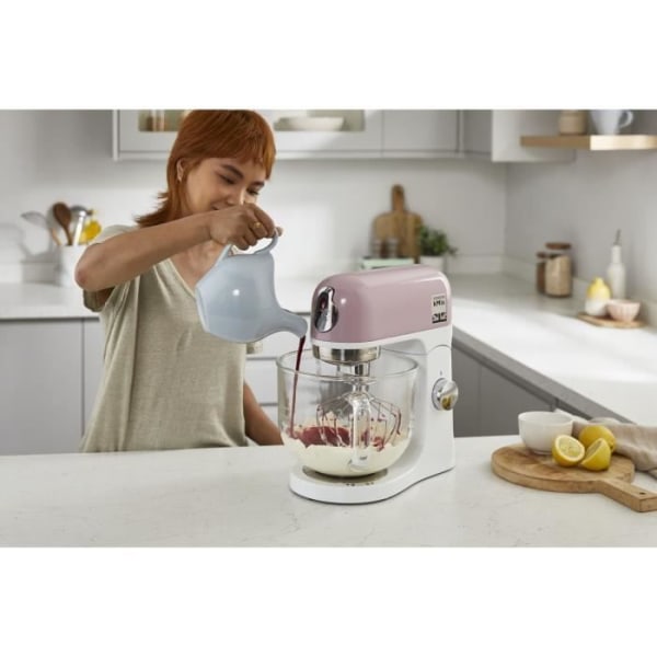 KENWOOD KMX754PP multifunktionsbakelserobot - - Professionell 1000W motor - 2 uttag för tillbehör - 5L glasskål med