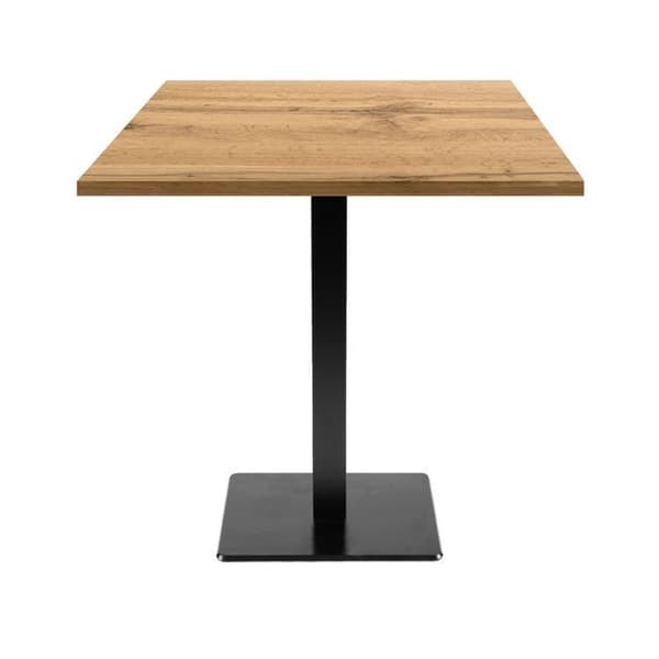Tabel 70 x 70 cm - model Milan eg armor brun