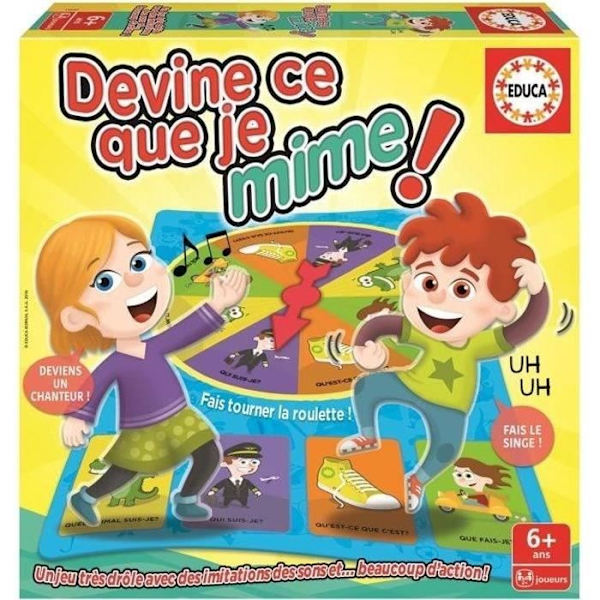 EDUCA - Gissa vad jag mimar - Pedagogiskt spel Flerfärgad