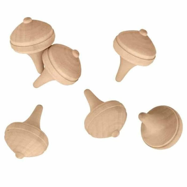 ARTEMIO TRÄSPINNAR - 3,5 X 4,5 CM - 6 ST 14003409 kastanj