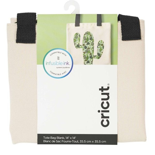 Sac tote vide infusible ink - Cricut - Moyen - Vert - Toile - Mixte Beige
