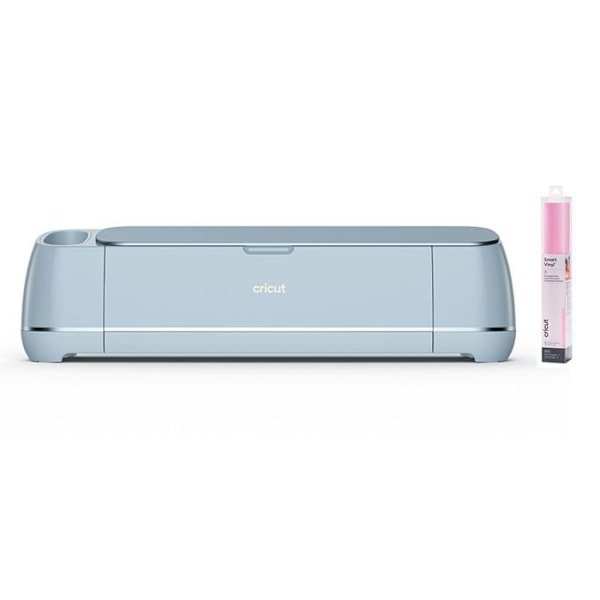 Cricut Maker 3 leikkuri + vaaleanpunainen pysyvä vinyyli 91 x 33 cm Blå