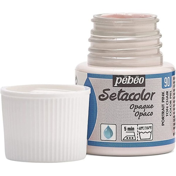 Kangasmaali - PéBéo - Sétacolor läpinäkymätön - Lihan sävy - 45 ml - Sekoitettu Ditt kött