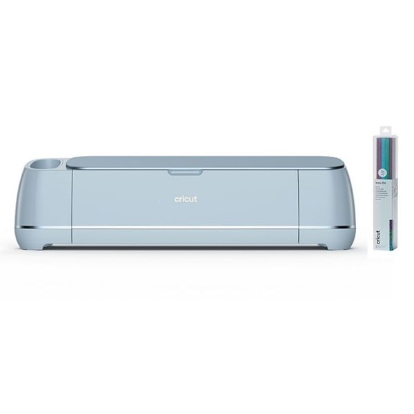 Cricut Maker 3 + 3 flex silitettävä leikkuri vihreä, sininen, violetti glitter 30,5 x 30,5 cm Blå